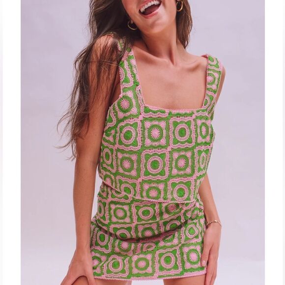 Show Me Your Mumu Hemline Exclusive Tara Crop Top Size S - Picture 1 of 7